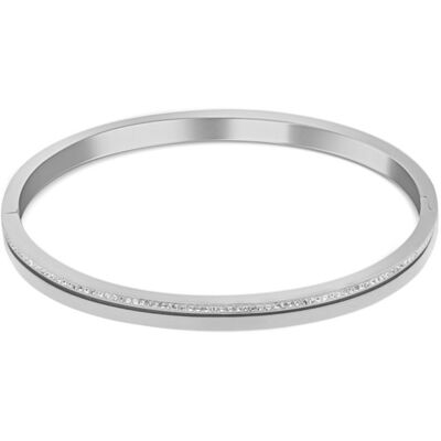 JVD Brățară fermecătoare din oțel cu zirconiu SSSB0057XI8BI 6,5 cm JVD Brățară fermecătoare din oțel cu zirconiu SSSB0057XI8BI 6,5 cm
