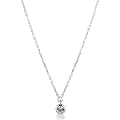 JVD Colier din argint cu zircon transparent SVLN0588XH2BI05 JVD Colier din argint cu zircon transparent SVLN0588XH2BI05