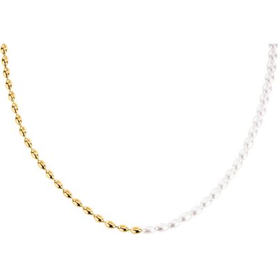 La Petite Story Colier de design placat cu aur cu perle Pearl LPS10AZA08 La Petite Story Colier de design placat cu aur cu perle Pearl LPS10AZA08