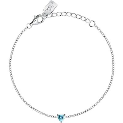 La Petite Story Brățară fină din argint cu zircon albastru Silver LPS05AWV09 La Petite Story Brățară fină din argint cu zircon albastru Silver LPS05AWV09