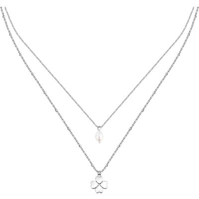 La Petite Story Colier pentru femei placat cu aur cu trifoi Friendship LPS10ARR108 La Petite Story Colier pentru femei placat cu aur cu trifoi Friendship LPS10ARR108