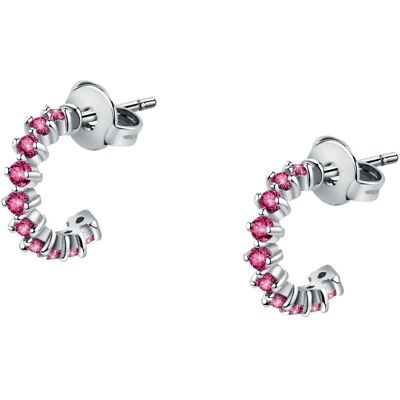 La Petite Story Cercei decenți din oțel cu cristale fucsia LPS01AYQ123 La Petite Story Cercei decenți din oțel cu cristale fucsia LPS01AYQ123