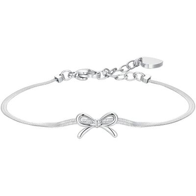 Luca Barra Brățară delicată din oțel cu fundiță Hádek BK2733 Luca Barra Brățară delicată din oțel cu fundiță Hádek BK2733