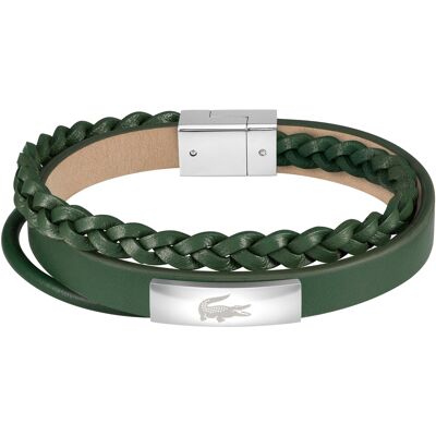 Lacoste Brățară din piele verde Fusion 2040319 Lacoste Brățară din piele verde Fusion 2040319