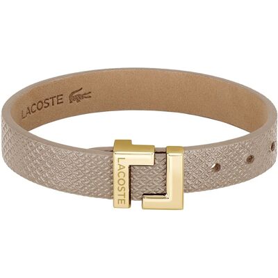 Lacoste Brățară elegantă din piele bej Lura 2040216 Lacoste Brățară elegantă din piele bej Lura 2040216