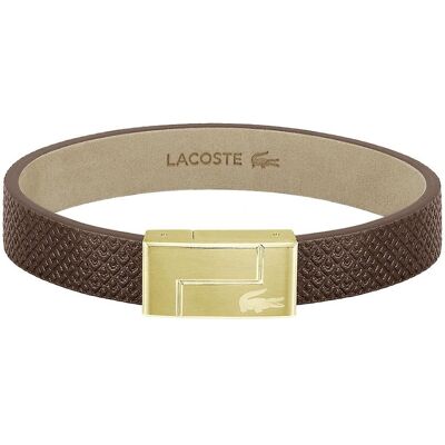 Lacoste Brățară de piele verde Monogram Leather 2040187 17,5 cm Lacoste Brățară de piele verde Monogram Leather 2040187 17,5 cm