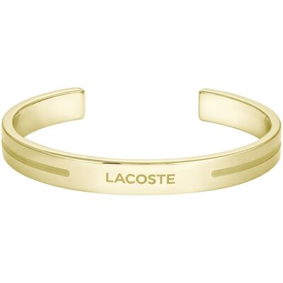 Lacoste Brățară deschisă din oțel placat cu aur Adventurer 2040527 Lacoste Brățară deschisă din oțel placat cu aur Adventurer 2040527
