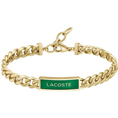 Lacoste Brățară modernă din oțel placată cu aur 2040323 Lacoste Brățară modernă din oțel placată cu aur 2040323
