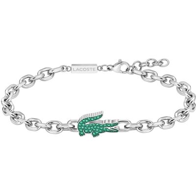 Lacoste Brățară de oțel cu cristale verzi Arthor 2040610 Lacoste Brățară de oțel cu cristale verzi Arthor 2040610