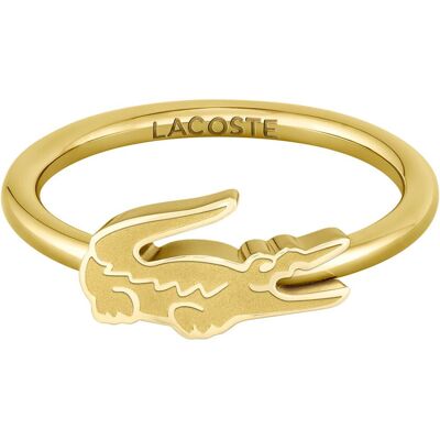 Lacoste Inel original placat cu aur Crocodile 2040054 54 mm Lacoste Inel original placat cu aur Crocodile 2040054 54 mm