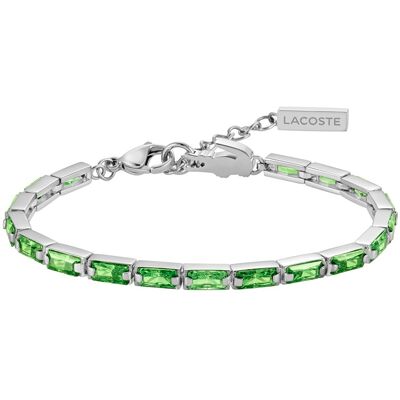 Lacoste Brățară de tenis cu cristale verzi Duchess 2040500 Lacoste Brățară de tenis cu cristale verzi Duchess 2040500