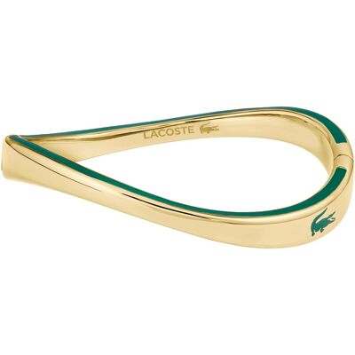 Lacoste Brățară solidă modernă din oțel placat cu aur Glori 2040543 Lacoste Brățară solidă modernă din oțel placat cu aur Glori 2040543