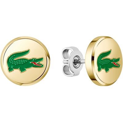 Lacoste Cercei placați cu aur cu crocodil Arthor 2040498 Lacoste Cercei placați cu aur cu crocodil Arthor 2040498