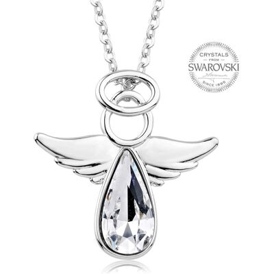 Levien Colier cu cristal transparent Angel Rafael Levien Colier cu cristal transparent Angel Rafael