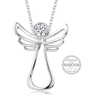 Levien Colier cu cristale transparente Guardian Angel Levien Colier cu cristale transparente Guardian Angel