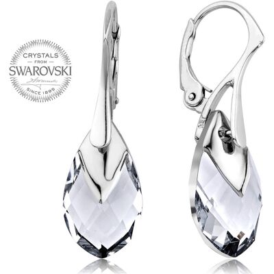 Levien Cercei strălucitori cu cristale transparente Pear Metcap Levien Cercei strălucitori cu cristale transparente Pear Metcap