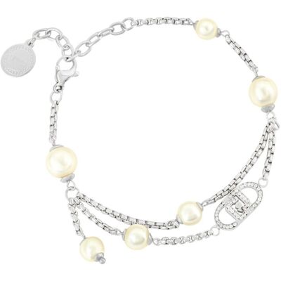 Liu Jo Brățară de design cu cristale și perle artificiale LJ2913 Liu Jo Brățară de design cu cristale și perle artificiale LJ2913