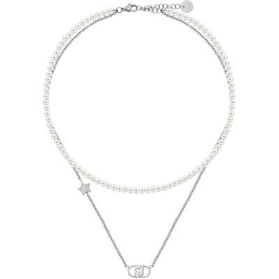 Liu Jo Colier dublu din perle pentru femei Stones LJ3163 Liu Jo Colier dublu din perle pentru femei Stones LJ3163