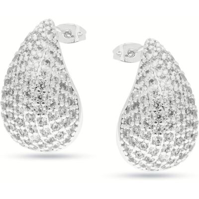 Liu Jo Cercei din oțel cu pietre de zircon Tear Drop Essential LJ2718 Liu Jo Cercei din oțel cu pietre de zircon Tear Drop Essential LJ2718