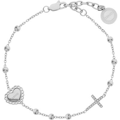 Liu Jo Brățară de oțel cu cristale Icones LJ3207 Liu Jo Brățară de oțel cu cristale Icones LJ3207