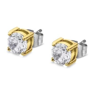 Lotus Style Cercei moderni placați cu aur cu zirconi LS2167-4/3 Lotus Style Cercei moderni placați cu aur cu zirconi LS2167-4/3