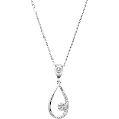 Lotus Silver Colier fin din argint Tender cu zircon cubic Fantasy LP3736-1/1 Lotus Silver Colier fin din argint Tender cu zircon cubic Fantasy LP3736-1/1