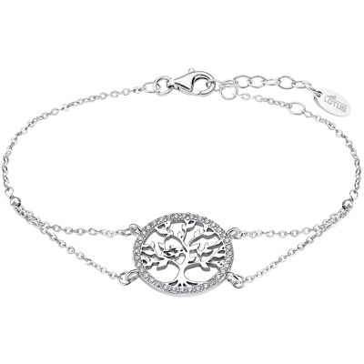Lotus Silver Brățară delicată din argint Pomul vieții cu zirconii limpezi LP1746-2 / 1 Lotus Silver Brățară delicată din argint Pomul vieții cu zirconii limpezi LP1746-2 / 1