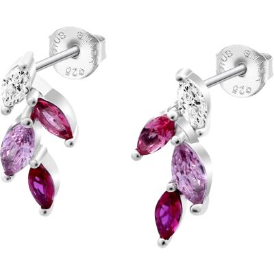 Lotus Silver Cercei din argint cu zircon Frunze Sinfos LP3582-4/1 Lotus Silver Cercei din argint cu zircon Frunze Sinfos LP3582-4/1
