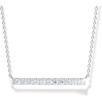 Modesi Colier elegant din argint cu zirconi M43088 Modesi Colier elegant din argint cu zirconi M43088
