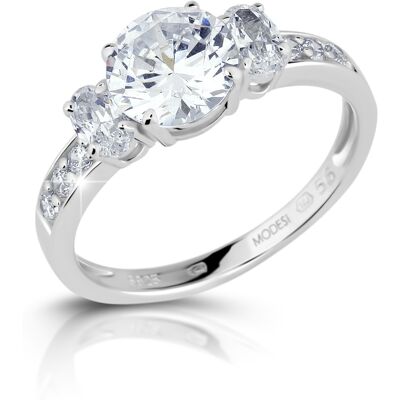 Modesi Inel elegant de logodnă JA17250CZ 54 mm Modesi Inel elegant de logodnă JA17250CZ 54 mm