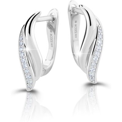 Modesi Cercei inconfundabili de argint cu zirconii M23080 Modesi Cercei inconfundabili de argint cu zirconii M23080