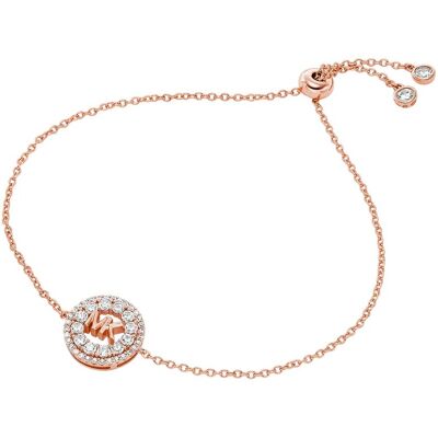 Michael Kors Brățară modernă placată cu aur, cu zirconii cubice Kors MK MKC1828791 Michael Kors Brățară modernă placată cu aur, cu zirconii cubice Kors MK MKC1828791