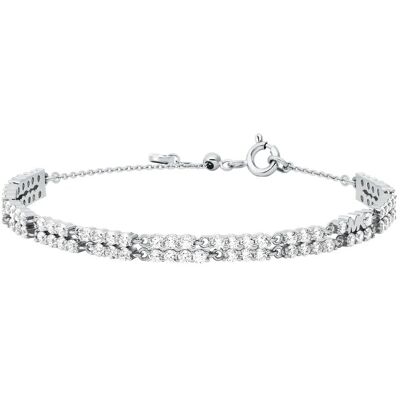 Michael Kors Brățară minunată din argint cu pietre de zircon Premium MKC1812040 Michael Kors Brățară minunată din argint cu pietre de zircon Premium MKC1812040