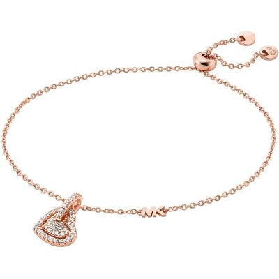 Michael Kors Brățară fermecătoare placată cu aur cu zirconi Love Kors MKC1748CZ791 Michael Kors Brățară fermecătoare placată cu aur cu zirconi Love Kors MKC1748CZ791