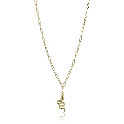 Marc Malone Colier pentru femei placat cu aur Lydia Blue Necklace MCN23022G Marc Malone Colier pentru femei placat cu aur Lydia Blue Necklace MCN23022G