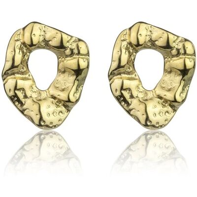 Marc Malone Cercei de designer placați cu aur Haisley Gold Earrings MCE24014G Marc Malone Cercei de designer placați cu aur Haisley Gold Earrings MCE24014G