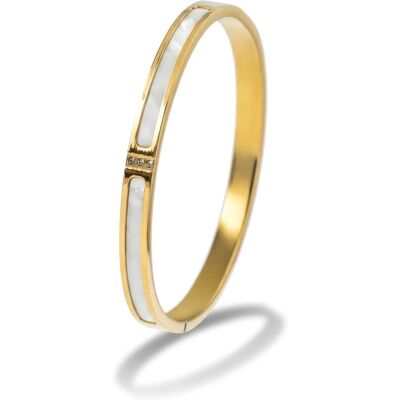 Marc Malone Brățară elegantă și solidă pentru femei Haley MCB250396G Marc Malone Brățară elegantă și solidă pentru femei Haley MCB250396G
