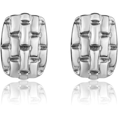 Marc Malone Cercei din oțel cu design extravagant Cassidy Silver Earrings MCE24007S Marc Malone Cercei din oțel cu design extravagant Cassidy Silver Earrings MCE24007S