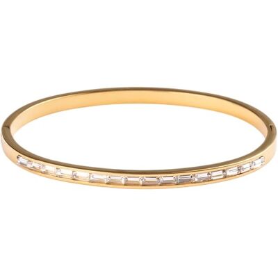Marc Malone Brățară rigidă de lux cu cristale MCB250230G Marc Malone Brățară rigidă de lux cu cristale MCB250230G