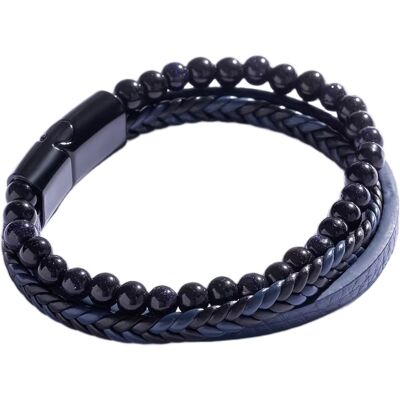Marc Malone Brățară triplă modernă pentru bărbați MCGB5035 Marc Malone Brățară triplă modernă pentru bărbați MCGB5035