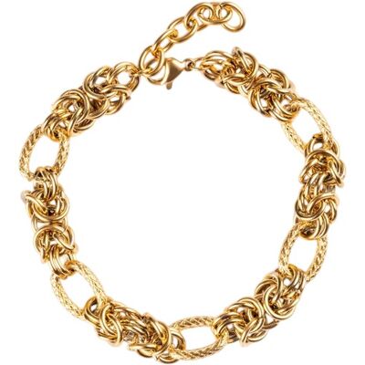 Marc Malone Brățară fermecătoare cu lanț placată cu aur MCB250168G Marc Malone Brățară fermecătoare cu lanț placată cu aur MCB250168G