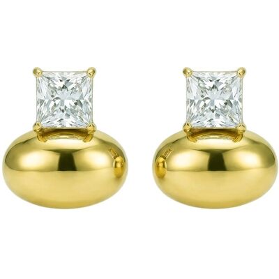 Marc Malone Cercei moderni placați cu aur Promise Earrings MCE260684G Marc Malone Cercei moderni placați cu aur Promise Earrings MCE260684G
