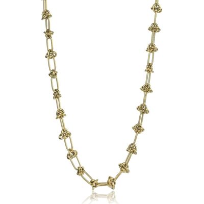 Marc Malone Colier din oțel placat cu aur Jordan Gold Necklace MCN24011G Marc Malone Colier din oțel placat cu aur Jordan Gold Necklace MCN24011G