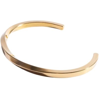 Marc Malone Brățară deschisă placată cu aur pentru bărbații Jack MCGB5117G Marc Malone Brățară deschisă placată cu aur pentru bărbații Jack MCGB5117G