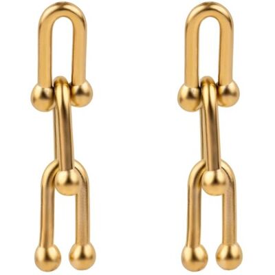 Marc Malone Cercei superbi suspendați placați cu aur Ivy Gold Earrings MCE250180G Marc Malone Cercei superbi suspendați placați cu aur Ivy Gold Earrings MCE250180G