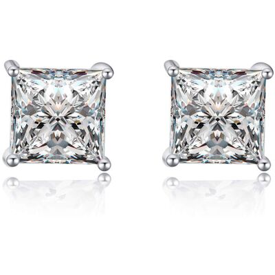 MOISS Cercei eleganți cu zirconii E00014 0,4 x 0,4 cm MOISS Cercei eleganți cu zirconii E00014 0,4 x 0,4 cm