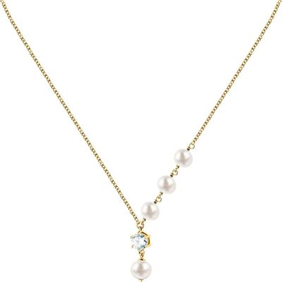 Morellato Colier elegant cu perle autentice și zirconiu Perla SXU56 Morellato Colier elegant cu perle autentice și zirconiu Perla SXU56