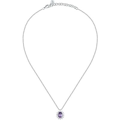 Morellato Colier elegant din argint cu zirconiu cubic violet Tesori SAIW282 Morellato Colier elegant din argint cu zirconiu cubic violet Tesori SAIW282