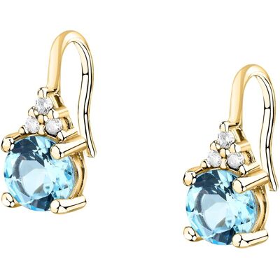 Morellato Cercei placați cu aur cu zircon cubic Tesori SAIW307 Morellato Cercei placați cu aur cu zircon cubic Tesori SAIW307