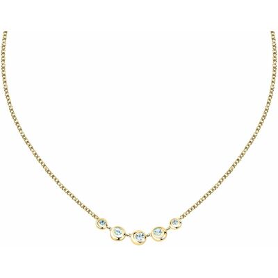 Morellato Colier placat cu aur cu topaz albastru Semipreziose SAXN01 Morellato Colier placat cu aur cu topaz albastru Semipreziose SAXN01
